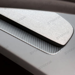 2024 Model 3 Highland Dashboard Cover Segmented Long Decorative Strip (Carbon Fiber Pattern ABS) for Tesla - Evooor