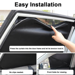 Privacy & Thermal Insulation Sunshade Curtains Camping Sun Visor For VW ID.3 - Evooor