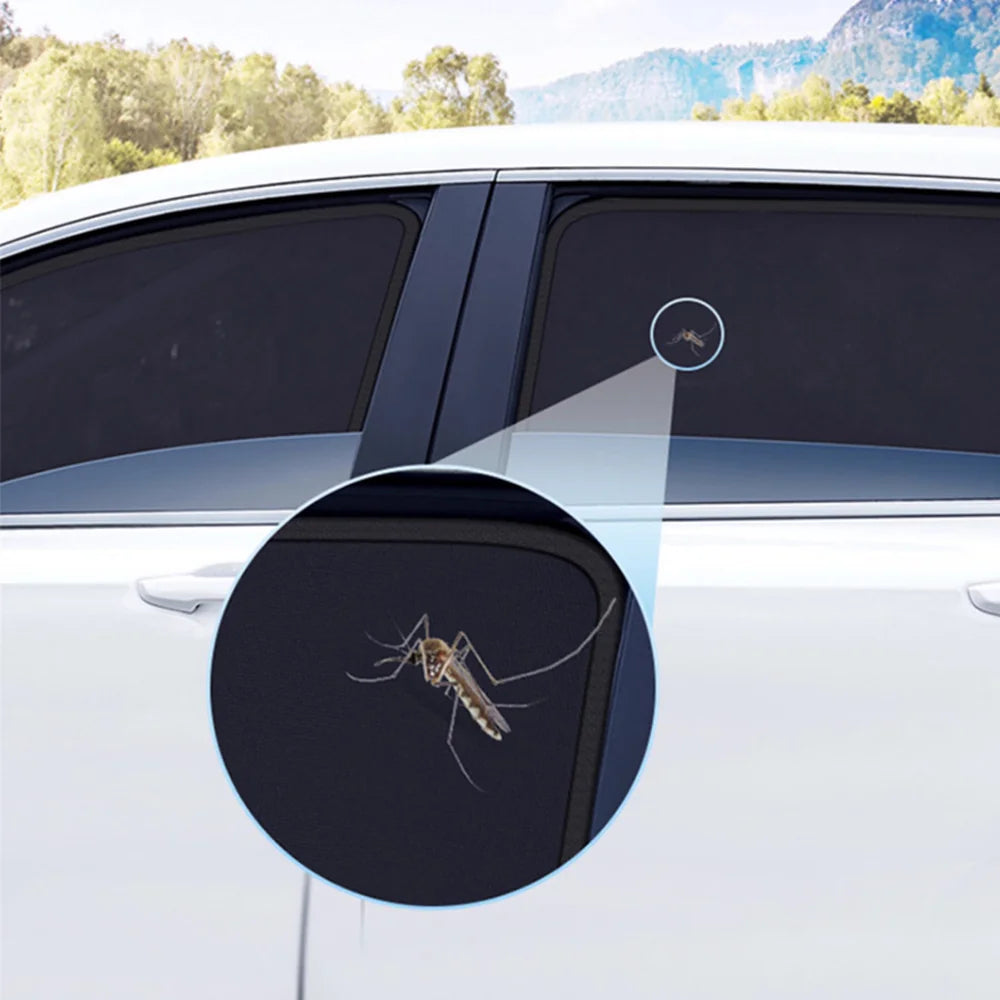 Mesh Car Side Window Sunshade For VW ID.4 2021-2025 - Evooor