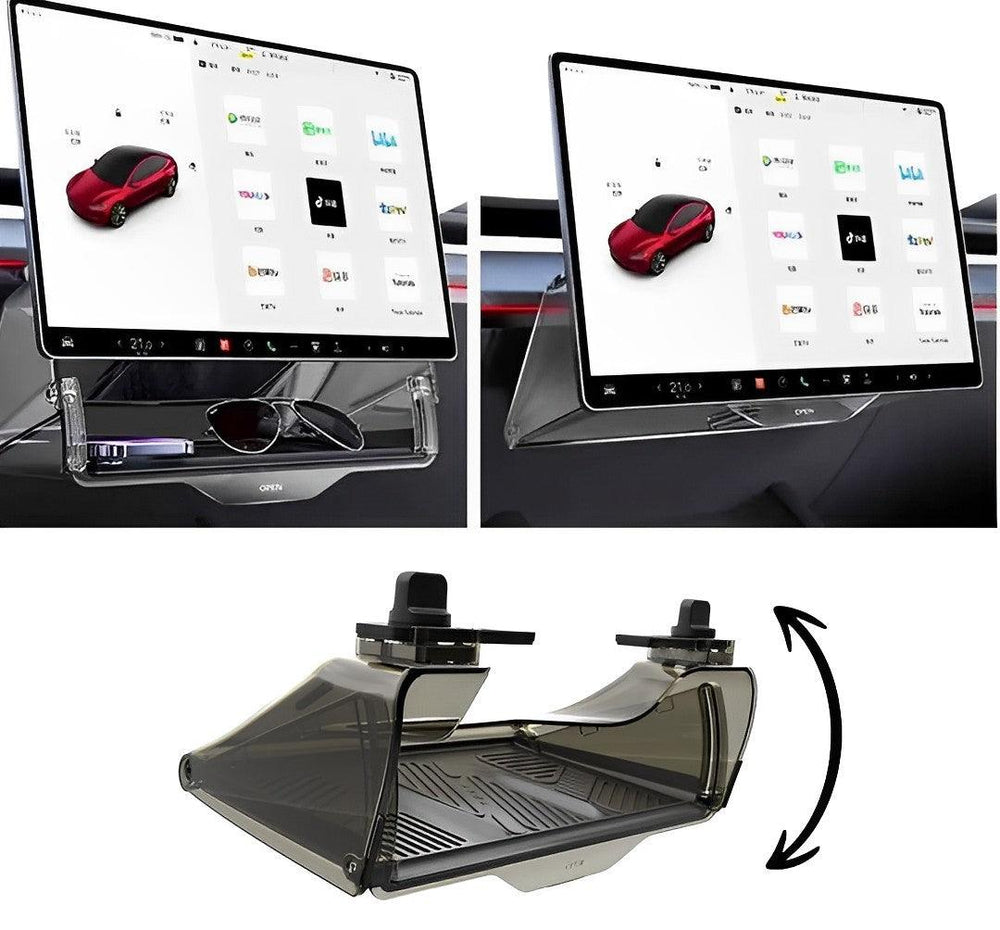 Tesla Model 3/Y Central Screen Storage Compartment with Concealed Design - Evooor
