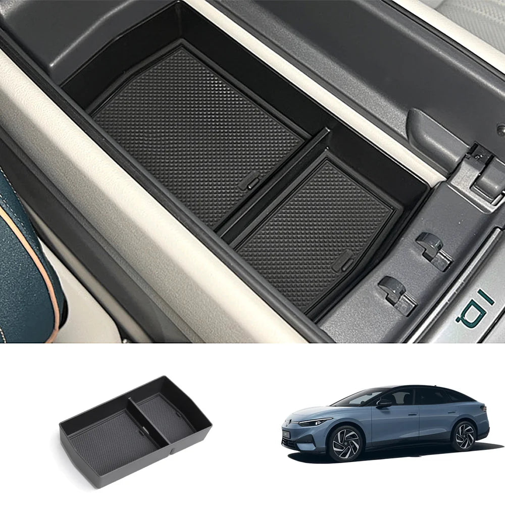 Center Console Armrest Organizer Storage Box for VW ID.7 2024+ - Evooor
