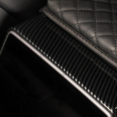 2024 Model 3 Highland Plaid Rear Air Vent Screen Protector Frame (Carbon Fiber Pattern ABS) For Tesla - Evooor