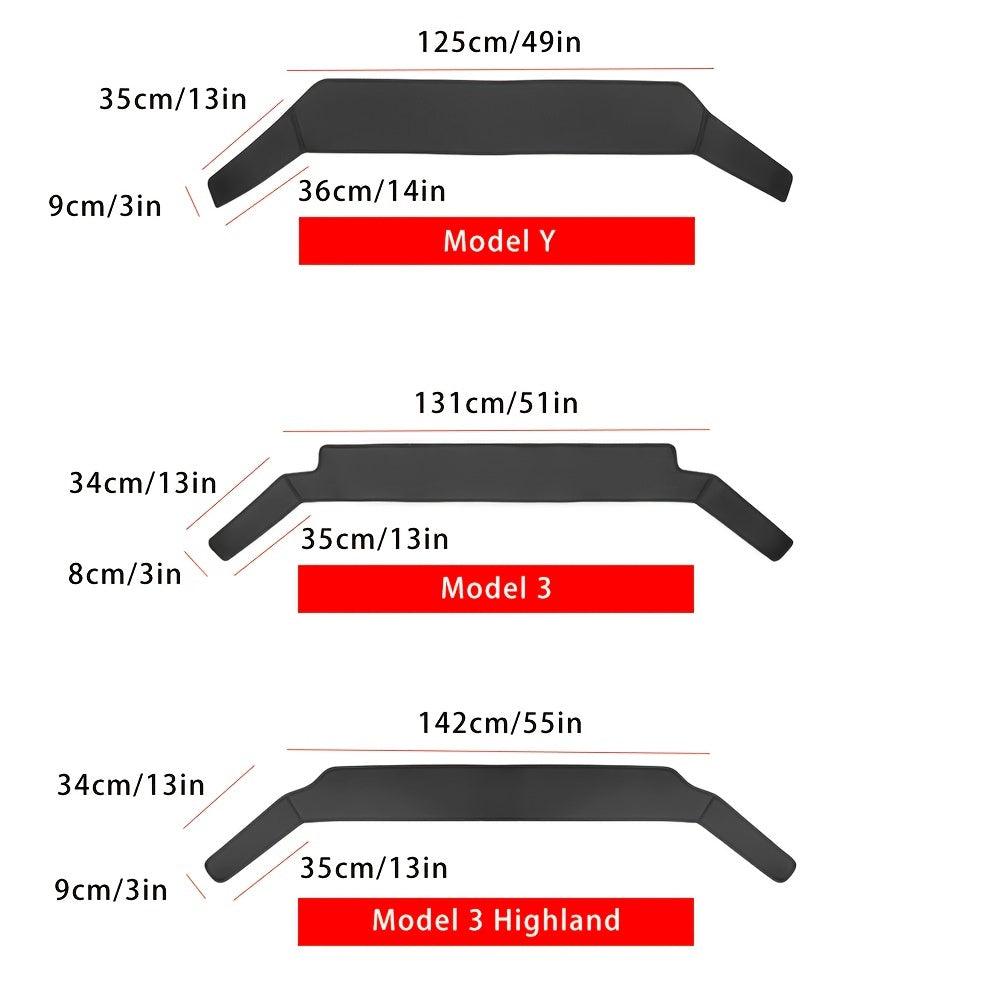 Tesla Model 3/Y Rear Seat Lower Protective Mat (Suitable for 2024 Model 3 Highland) - Evooor