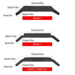 Tesla Model 3/Y Rear Seat Lower Protective Mat (Suitable for 2024 Model 3 Highland) - Evooor