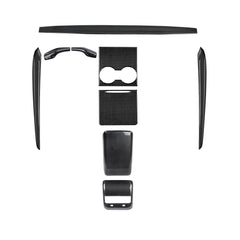 Premium Carbon Fiber Interior Trim Kit for Tesla Model 3 and Model Y - Upgrade Your Interior with High-Quality Wraps - Evooor
