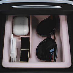 Model 3/Y Double-layer Organizer - Sliding Center Console Tray for Tesla(2021-2023) - Evooor