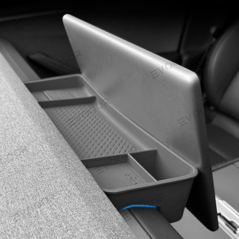 2024 Tesla Model 3 Highland ETC Bracket Tray Dashboard Screen Rear Silicone Storage Box - Evooor