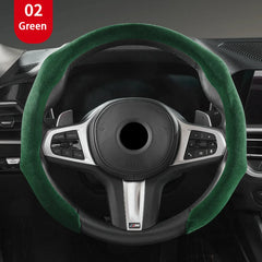 Alcantara Steering Wheel Sweat Absorbing Cover For VW ID.4 2025 - Evooor