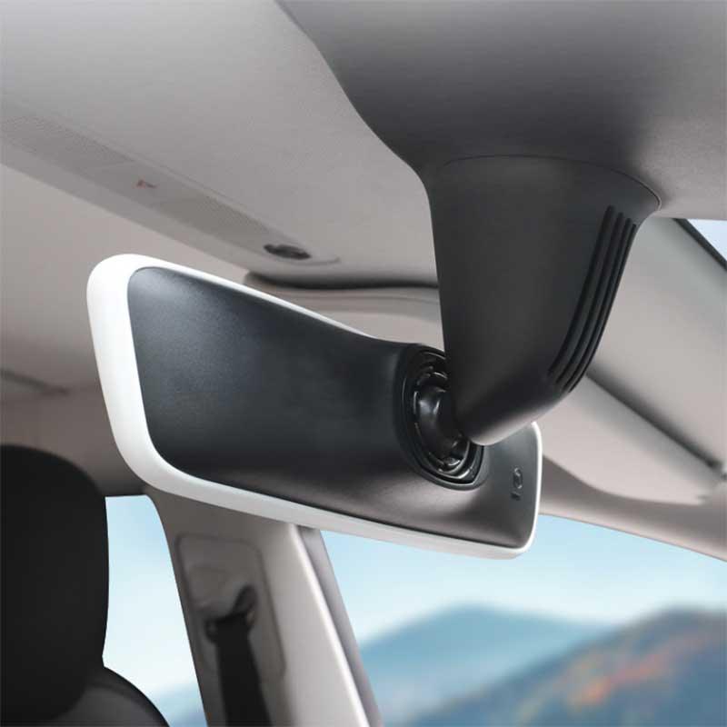 Tesla Model 3/Y Rearview Mirror Protective Cover Rearview Mirror Silicone Frame - Evooor