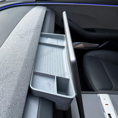 2024 Tesla Model 3 Highland ETC Bracket Tray Dashboard Screen Rear Silicone Storage Box - Evooor