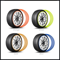 Aluminum Alloy Wheel Rim Protector- Fits All Cars (4pcs)