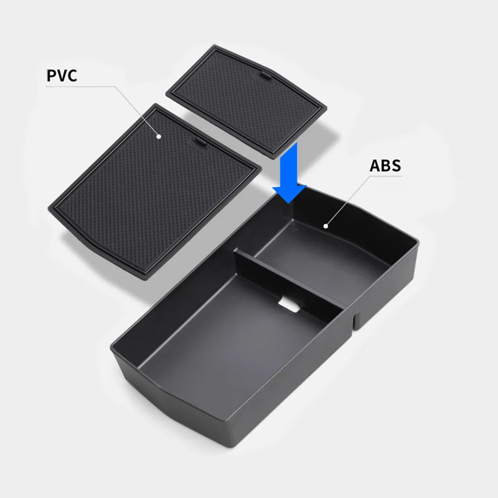 Center Console Armrest Organizer Storage Box for VW ID.7 2024+ - Evooor