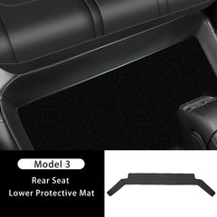Tesla Model 3/Y Rear Seat Lower Protective Mat (Suitable for 2024 Model 3 Highland) - Evooor