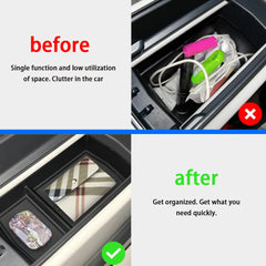 Center Console Armrest Organizer Storage Box for VW ID.7 2024+ - Evooor