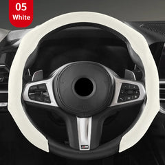 Alcantara Steering Wheel Sweat Absorbing Cover For VW ID.4 2025 - Evooor