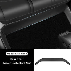 Tesla Model 3/Y Rear Seat Lower Protective Mat (Suitable for 2024 Model 3 Highland) - Evooor