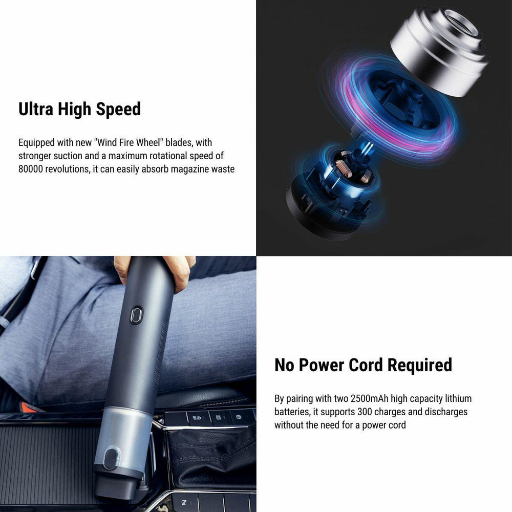 Powerful Handheld Vacuum Cleaner for Tesla Model 3/Y/S/X and Cybertruck - Wireless and Portable - Evooor