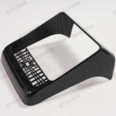 2024 Model 3 Highland Plaid Rear Air Vent Screen Protector Frame (Carbon Fiber Pattern ABS) For Tesla - Evooor