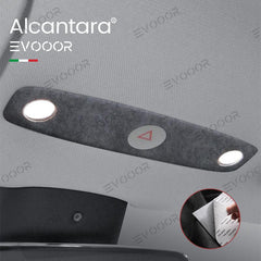Tesla Alcantara Front Reading Light Cover Sticker For 2024 Model 3 Highland - Evooor