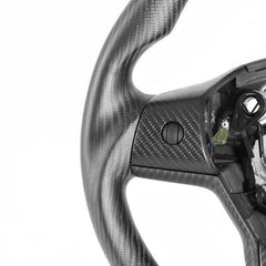 Luxury Full Carbon Fiber Steering Wheel Upgrade for Tesla Model 3 and Model Y - Evooor