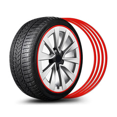 Aluminum Alloy Wheel Rim Protector- Fits All Cars (4pcs)