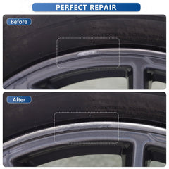Tesla Model Y Wheel Rims Touch Up Paint - DIY Curb Rash Repair with Color-matched Touch Up Paint - Evooor