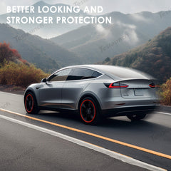 Aluminum Alloy Wheel Rim Protector- Fits All Cars (4pcs)