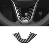 Carbon Fiber Steering Wheel U-Shaped Sticker For VW ID.4 2021+ - Evooor