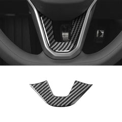 Carbon Fiber Steering Wheel U-Shaped Sticker For VW ID.4 2021+ - Evooor