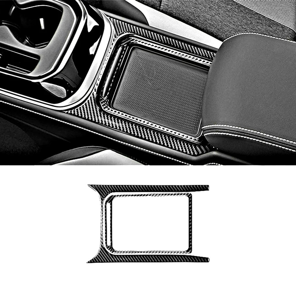 Carbon Fiber Center Console Storage Box Sticker For VW ID.4 2021+ - Evooor