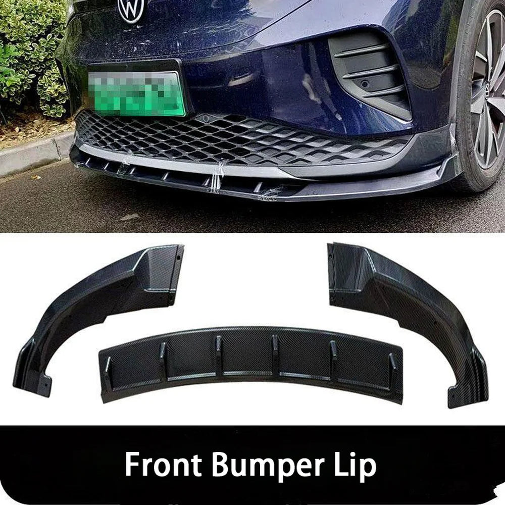 ABS Front Bumper Lip For VW ID.4 2021–2024 - Evooor