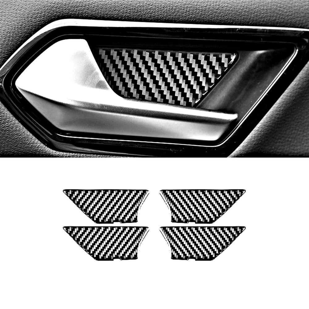 Carbon Fiber Inner Door Handle Bowl Trim Sticker For VW ID.4 2021+ - Evooor