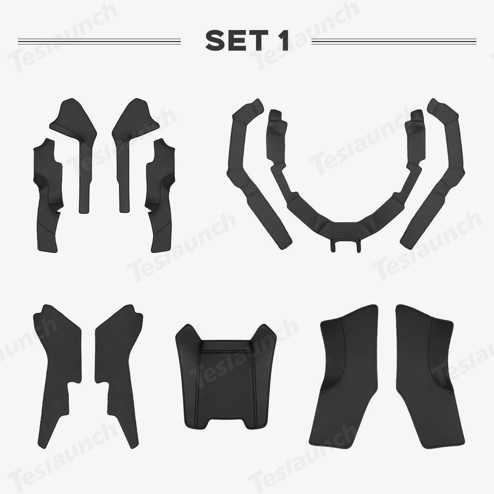 Napa Leather All-Around Interior Protection Kit for Tesla Model Y Juniper 2025+ - Evooor