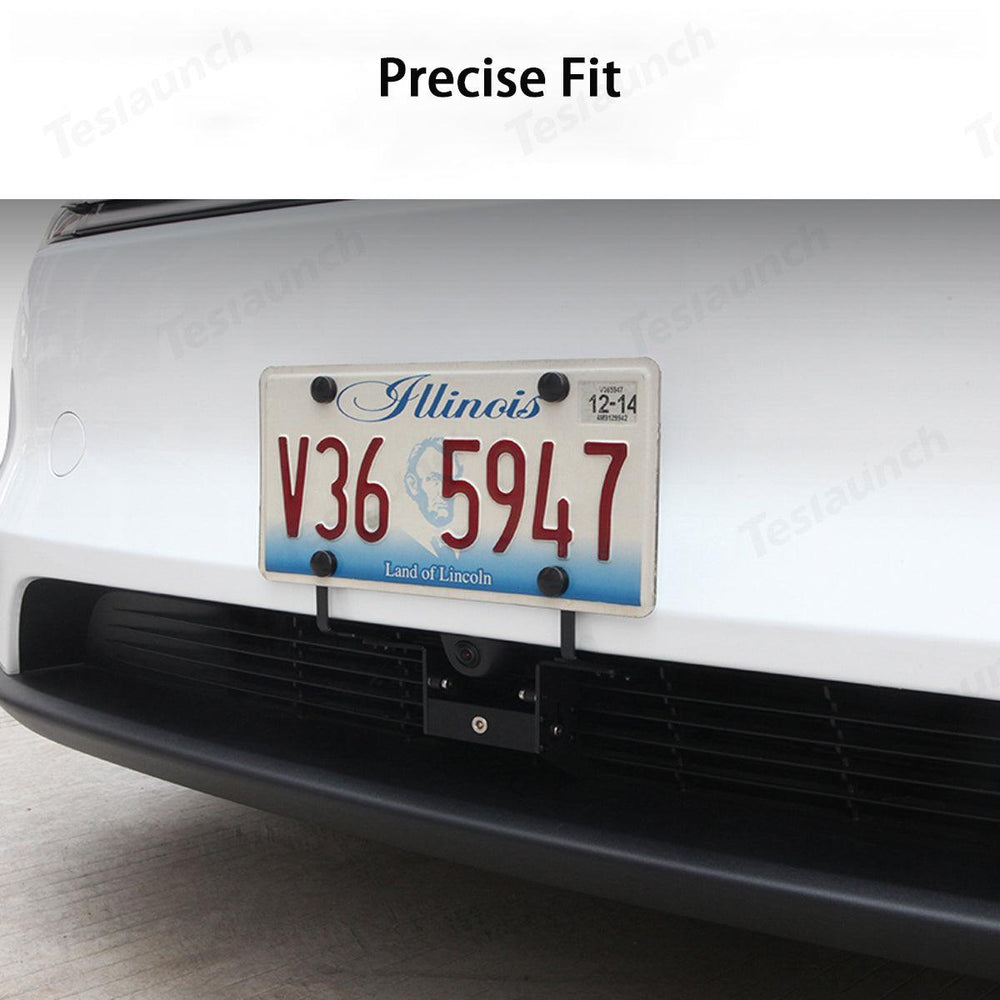 Drill-free Anti-theft US Standard License Plate Frame for Tesla Model Y Juniper 2025+ - Evooor