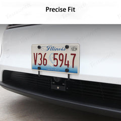 Drill-free Anti-theft US Standard License Plate Frame for Tesla Model Y Juniper 2025+ - Evooor