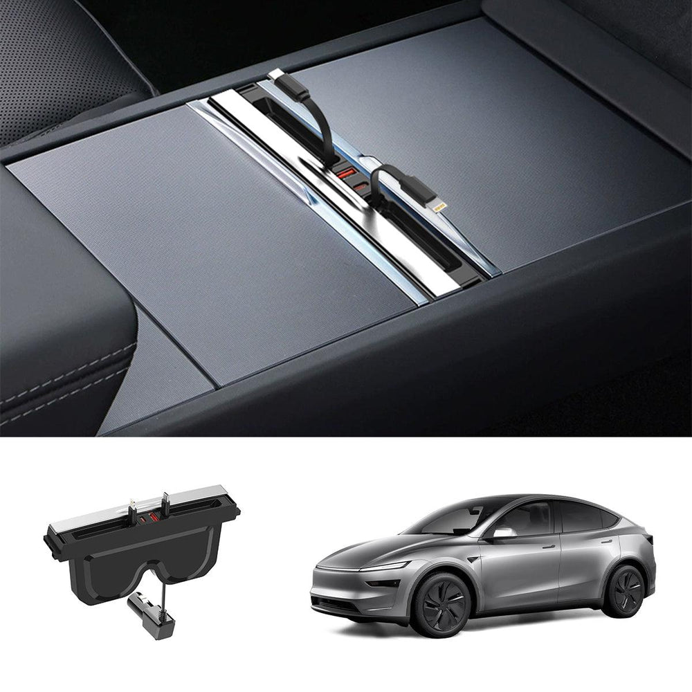 Tesla Model Y & Model 3 USB Hub with Dual Ports for Enhanced Connectivity - Evooor