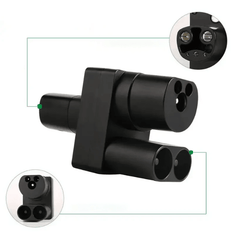 Electric Vehicle Charging Adapter Compatible with CCS2 to Tesla/NACS for Model 3, Model Y, Model S, and Model X - Evooor