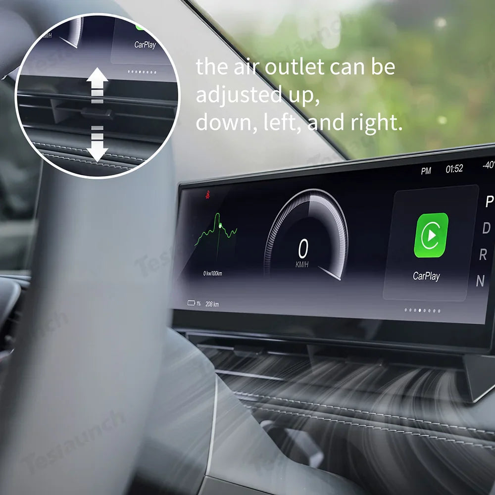 High Definition 10.88" Tesla Model 3/Y/Cybertruck Instrument Cluster Screen with Clear Display - Evooor