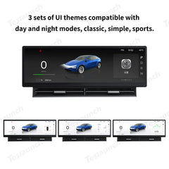 High Definition 10.88" Tesla Model 3/Y/Cybertruck Instrument Cluster Screen with Clear Display - Evooor