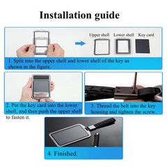 Model 3/Y/X/S Alloy Card Key Cover NFC Card Holder For Tesla(2012-2024) - Evooor