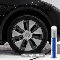 Tesla Model Y Wheel Rims Touch Up Paint - DIY Curb Rash Repair with Color-matched Touch Up Paint - Evooor