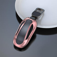 Model 3/Y/S/X Key Fob Cover Case Aluminum Metal Key Holder For Tesla(2012-2023) - Evooor
