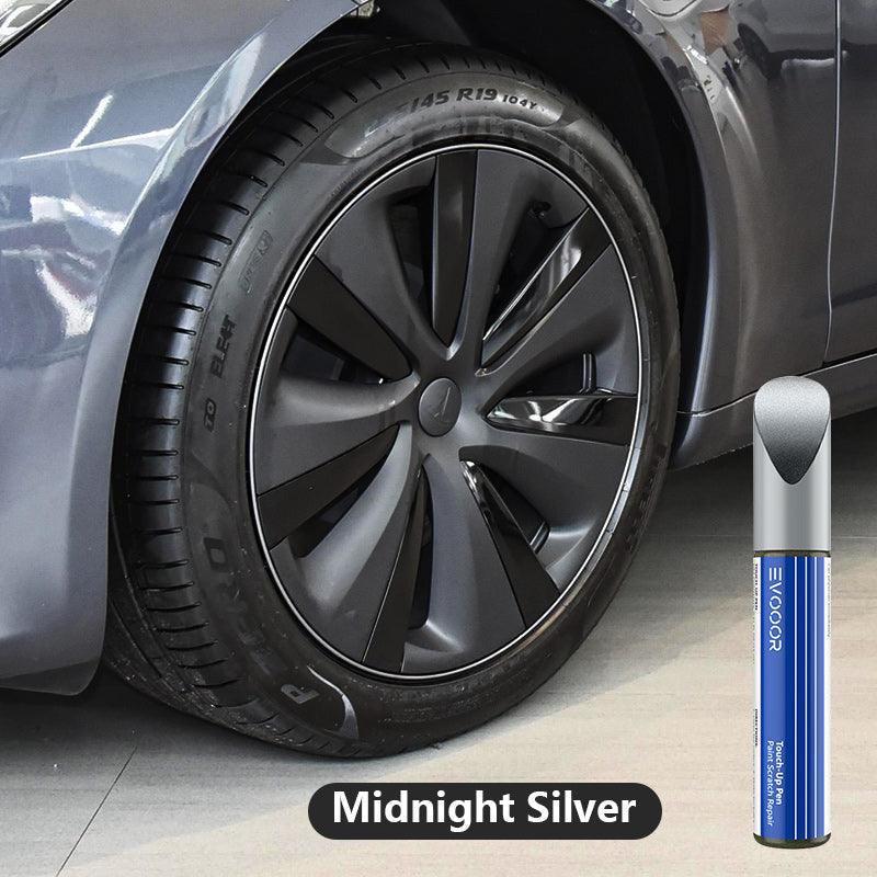 Tesla Model S Wheel Rims Touch Up Paint - DIY Curb Rash Repair with Color-matched Touch Up Paint - Evooor
