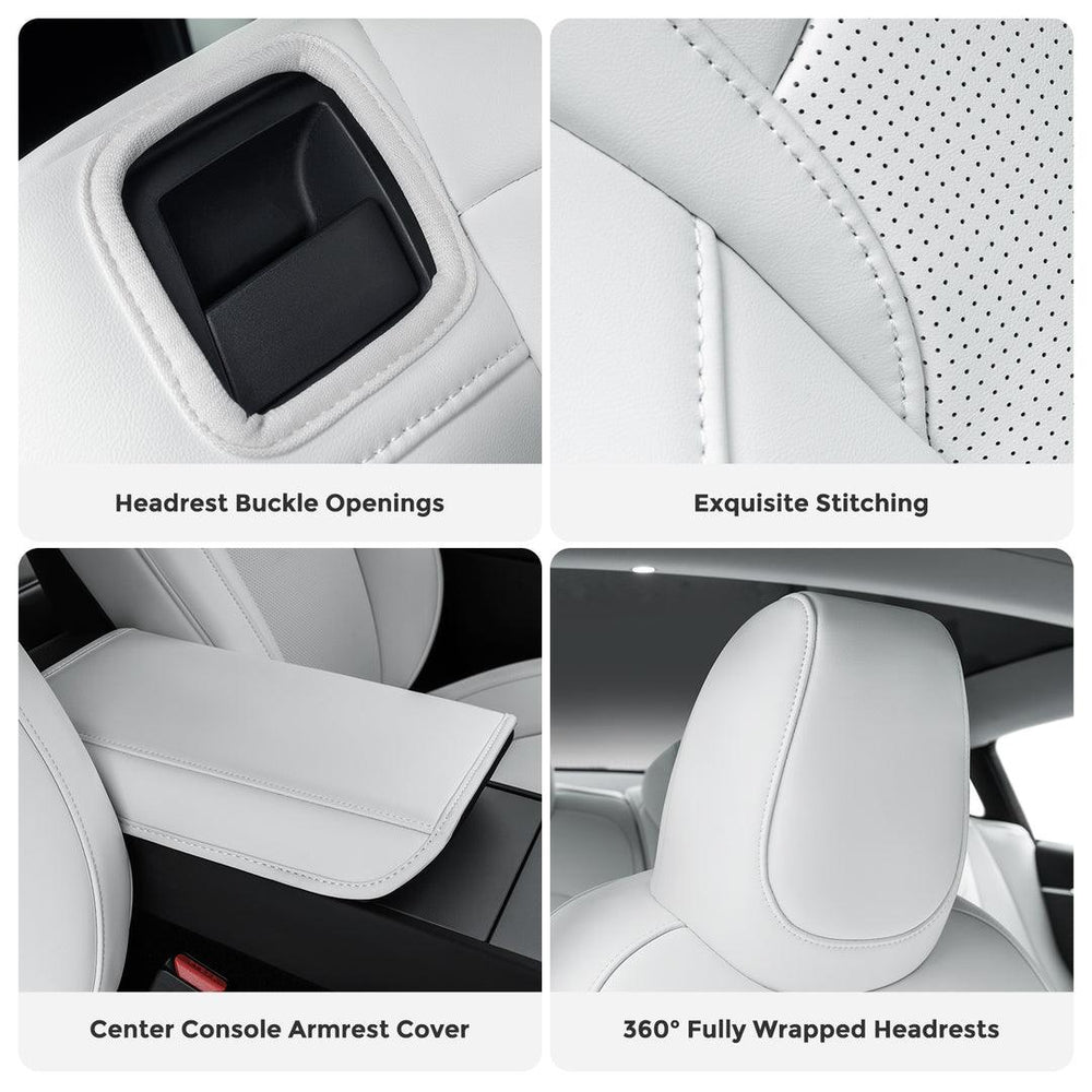 Luxury Highland Seat Cover for 2024+ Tesla Model 3 - Complete Protection and Style! - Evooor