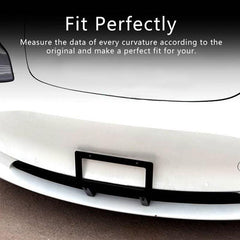 Tesla Model 3/Y No Drilling Front License Plate Frame Mount Holder Bracket - Evooor