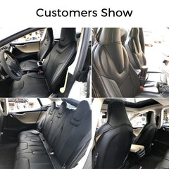 Premium Tesla Model S Car Seat Cover Set - All-Inclusive 5 Seats Protector Kit - Evooor