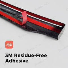 Glossy Carbon Fiber Door Panel Protectors for Tesla Model Y Juniper 2025+ (Set of 4) - Evooor