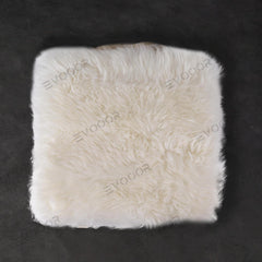 Faux Sheepskin Front Seat Covers Black/White For Tesla Model S/X/3/Y (2012-2023) 2PCS - Evooor