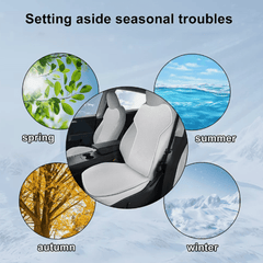 Premium Cooling Car Seat Cushion for Tesla Model 3/Y - Ultra Breathable Ice Silk Technology - Evooor