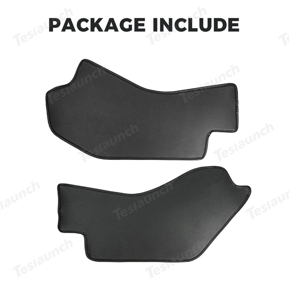Center Console Side Kick Protectors – Leather Covers for Tesla Model Y Juniper 2025+ - Evooor